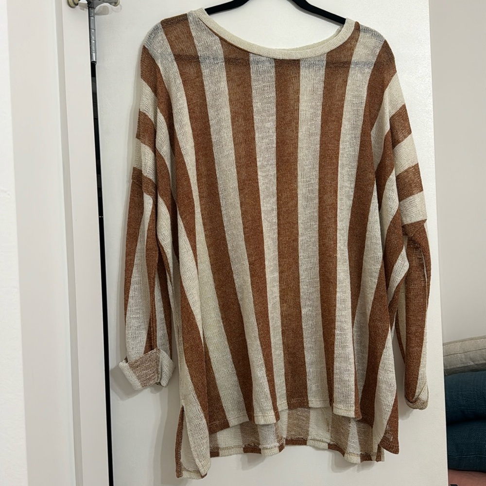 Carly Jean Los Angeles Striped Sweater